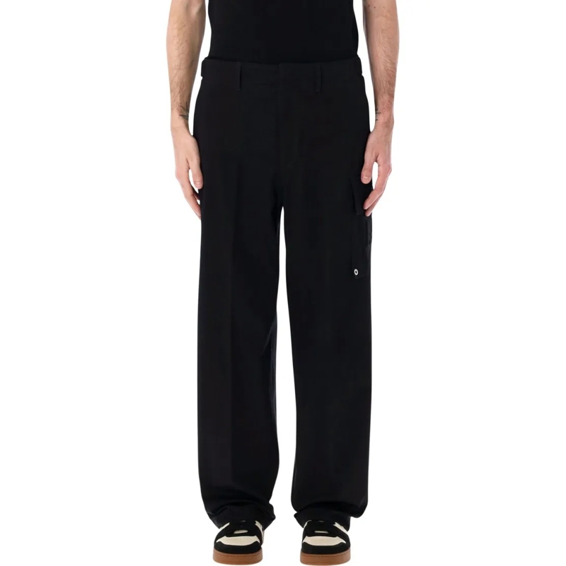 Fendi Anzugshose Gabardine Cargo Trousers Black