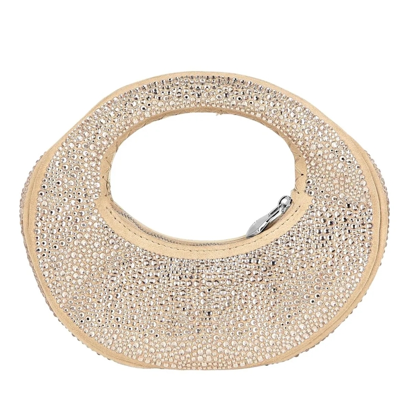 Philipp Plein Crossbody Bag Henkel Tasche Verziert beige