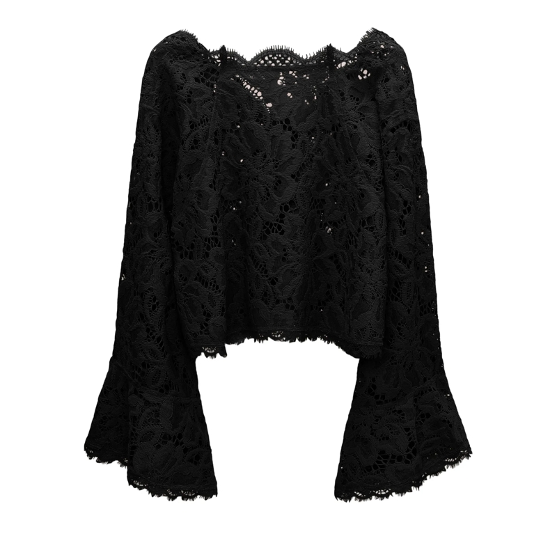Dorothee Schumacher Top LACY DREAM blouse pure black