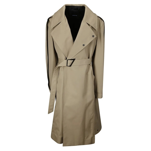 Mugler Manteaux transitionnels Coat With Belt Neutrals