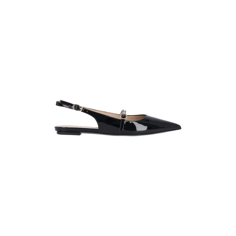 Stuart Weitzman Ballerines Emilia Mary Jane Slingback Black
