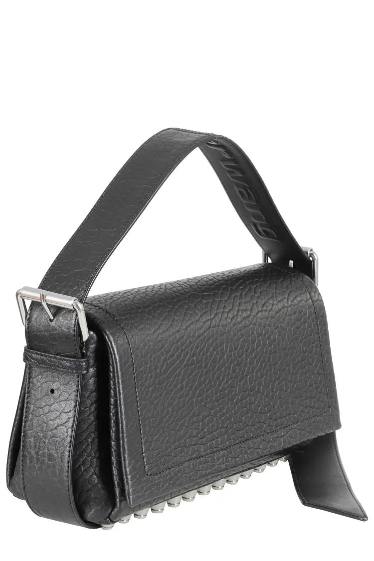 Alexander wang Crossbody bags Black Rich Medium Flap Bag in grijs