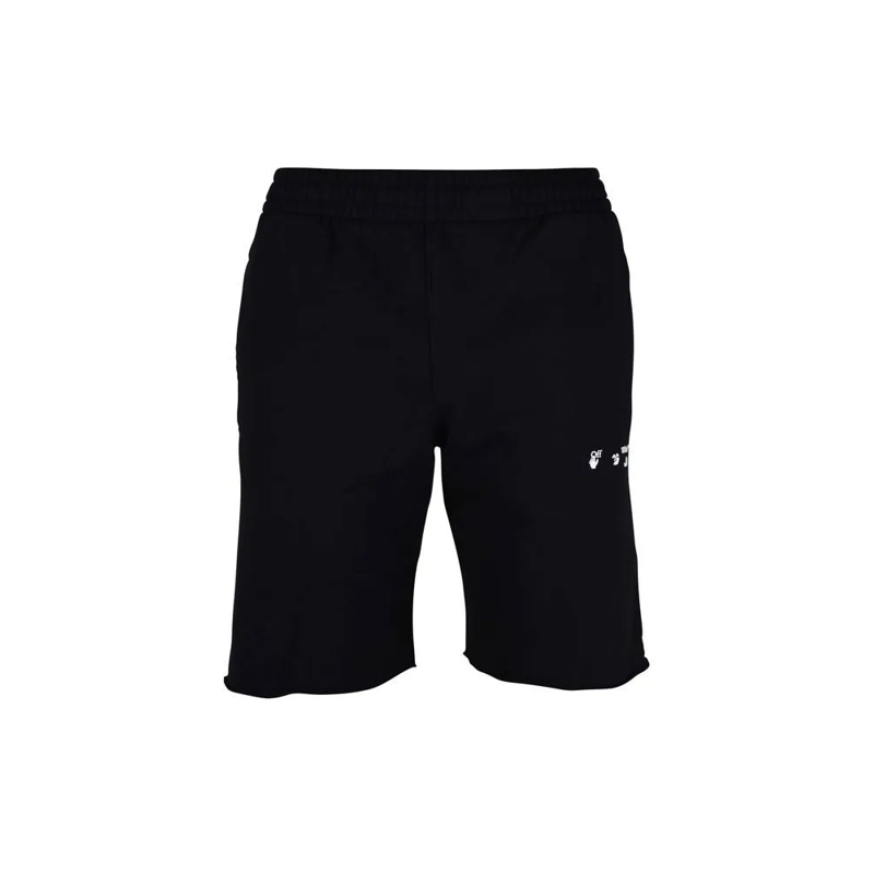 Off-White Casual Shorts Cotton Shorts With Signature Logos And Functional  Black