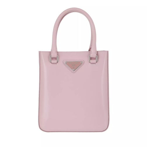 Prada Small Tote Bag Brushed Leather Alabaster Pink Fourre-tout