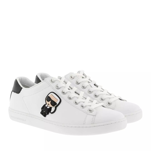 Karl Lagerfeld Kupsole Ii Karl Ikonic Lo Lace White Leather Low-Top Sneaker
