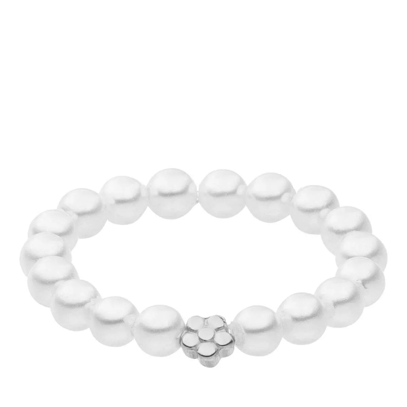 Purelei Ring Perlenring Shiny Bloom silber