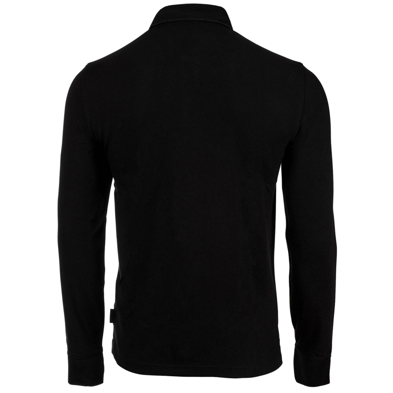 Armani Exchange Polohemd Armani Exchange A|X ARMANI EXCHANGE Herren Langarm schwarz(Image 2)