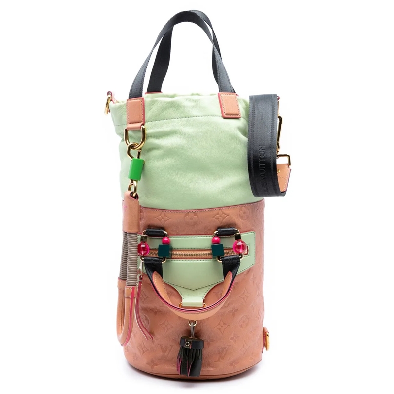 Louis Vuitton Sac à bandoulière Monogram Empreinte Underground Duffle Bag rose