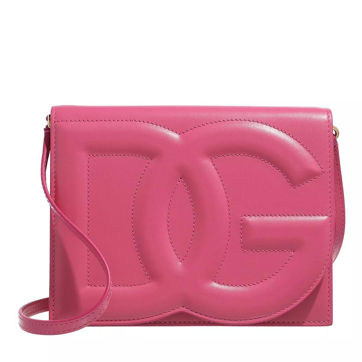 Dolce&Gabbana Crossbody Bags - Vitello Liscio - Gr. unisize - in Rosa - für Damen