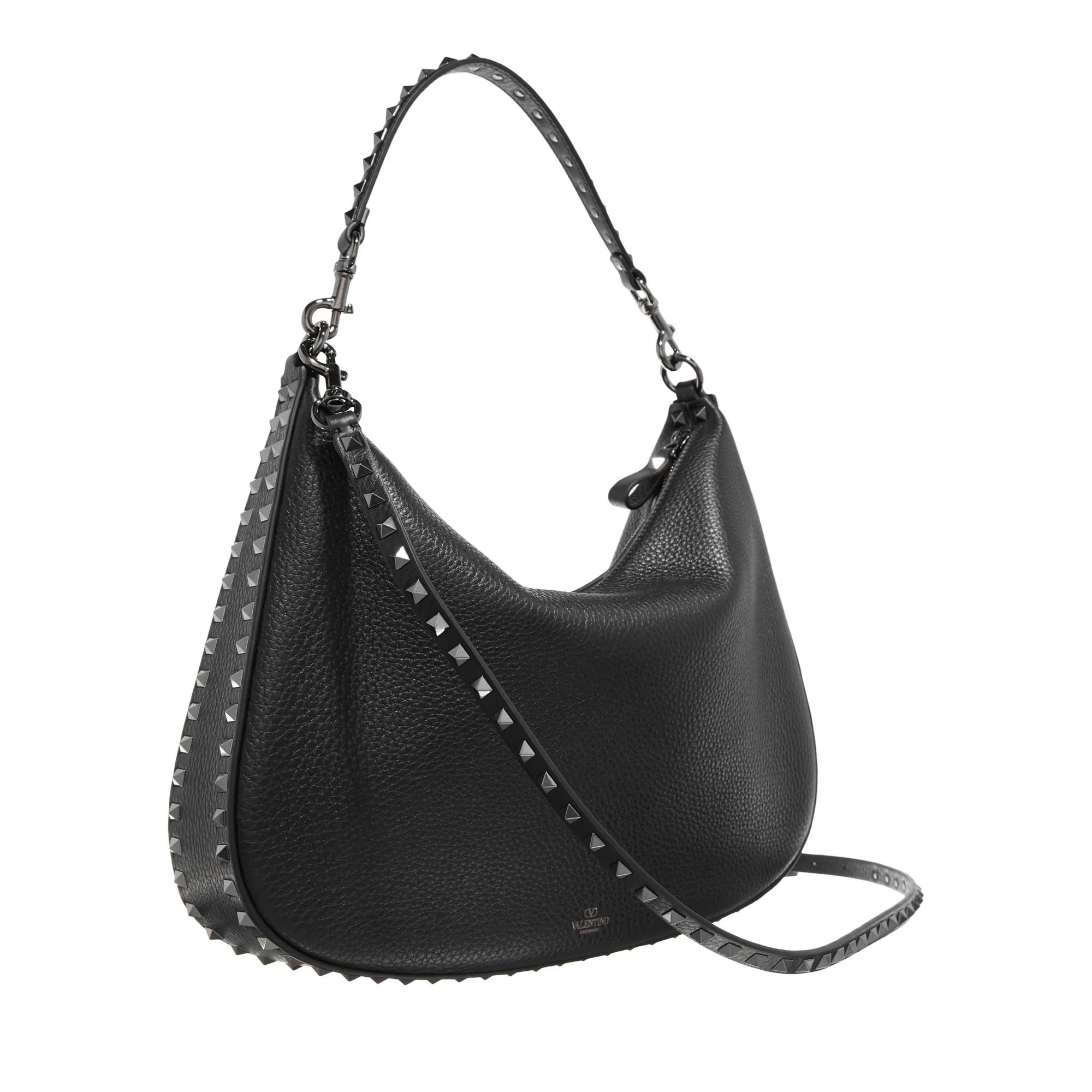 Valentino Garavani Hobo bags Rockstud Hobo Bag in zwart