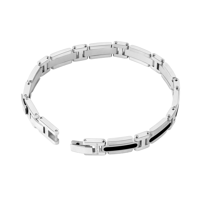 Police Armband Armband Latch Strike- Herrenarmband- Farbe: gra silber(Image 2)