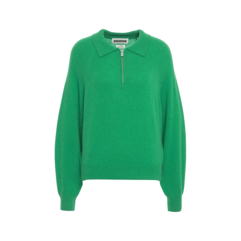 Crush Pullover Cabana' Cashmere Sweater Green