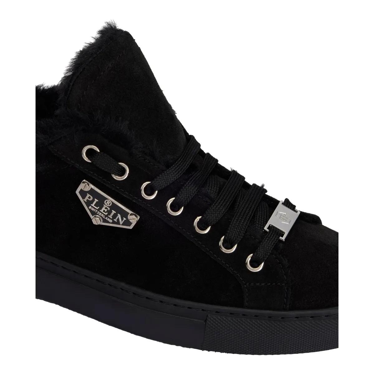 Thumbnail - Philipp Plein Low-Top Sneaker - Lo-Top Turnschuhe Ps - Gr. 47 - in Schwarz - für Damen