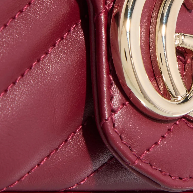 Gucci Crossbodytas GG Marmont Mini Dark Red(Image 5)