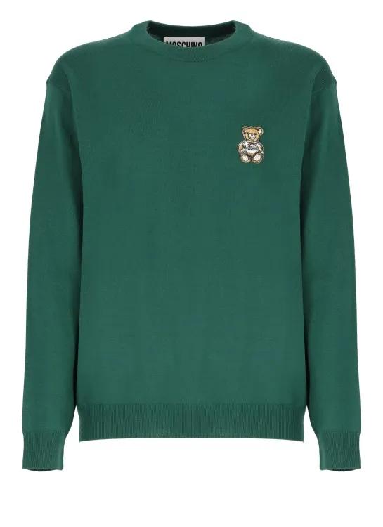 Moschino - Green Virgin Wool Sweater - Größe 52 - grün