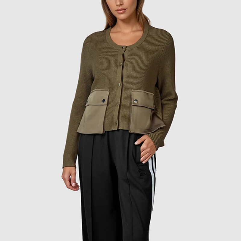 Marc Aurel Strickjacke Strickjacke khaki(Image 3)