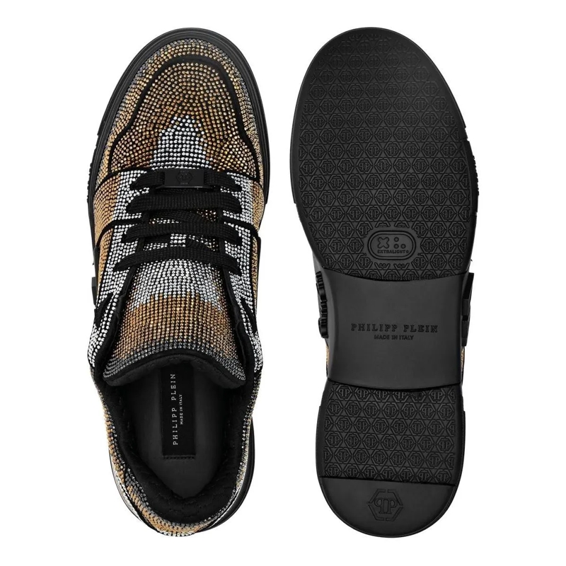 Philipp Plein Low-Top-Sneaker Sneaker Hexagon Mit Schmucksteinen braun(Image 4)