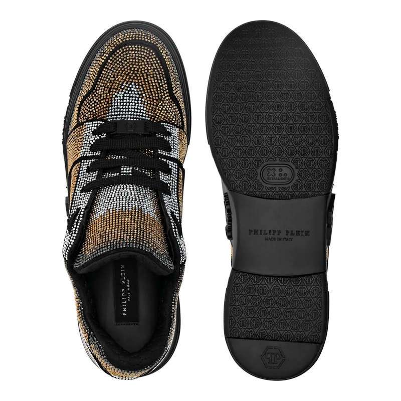 Philipp Plein Low-Top-Sneaker Sneaker Hexagon Mit Schmucksteinen braun(Image 7)