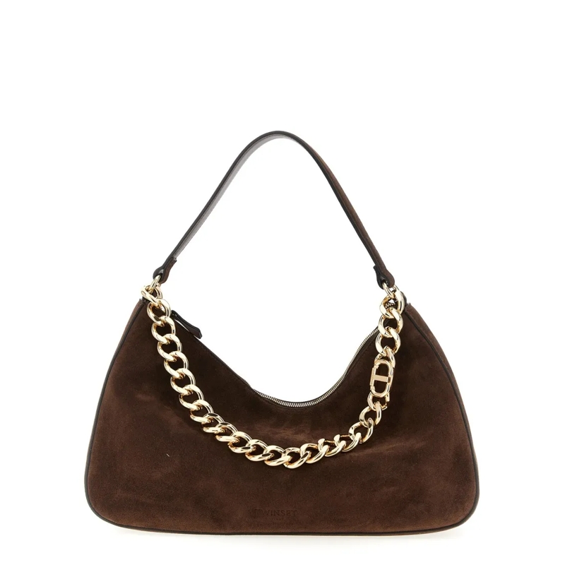 Twin-Set Sac à bandoulière 'Liliane' Medium Shoulder Bag Brown