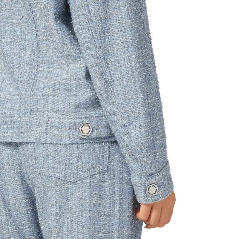Philipp Plein Jeansjacke Jeansjacke blau(Image 5)