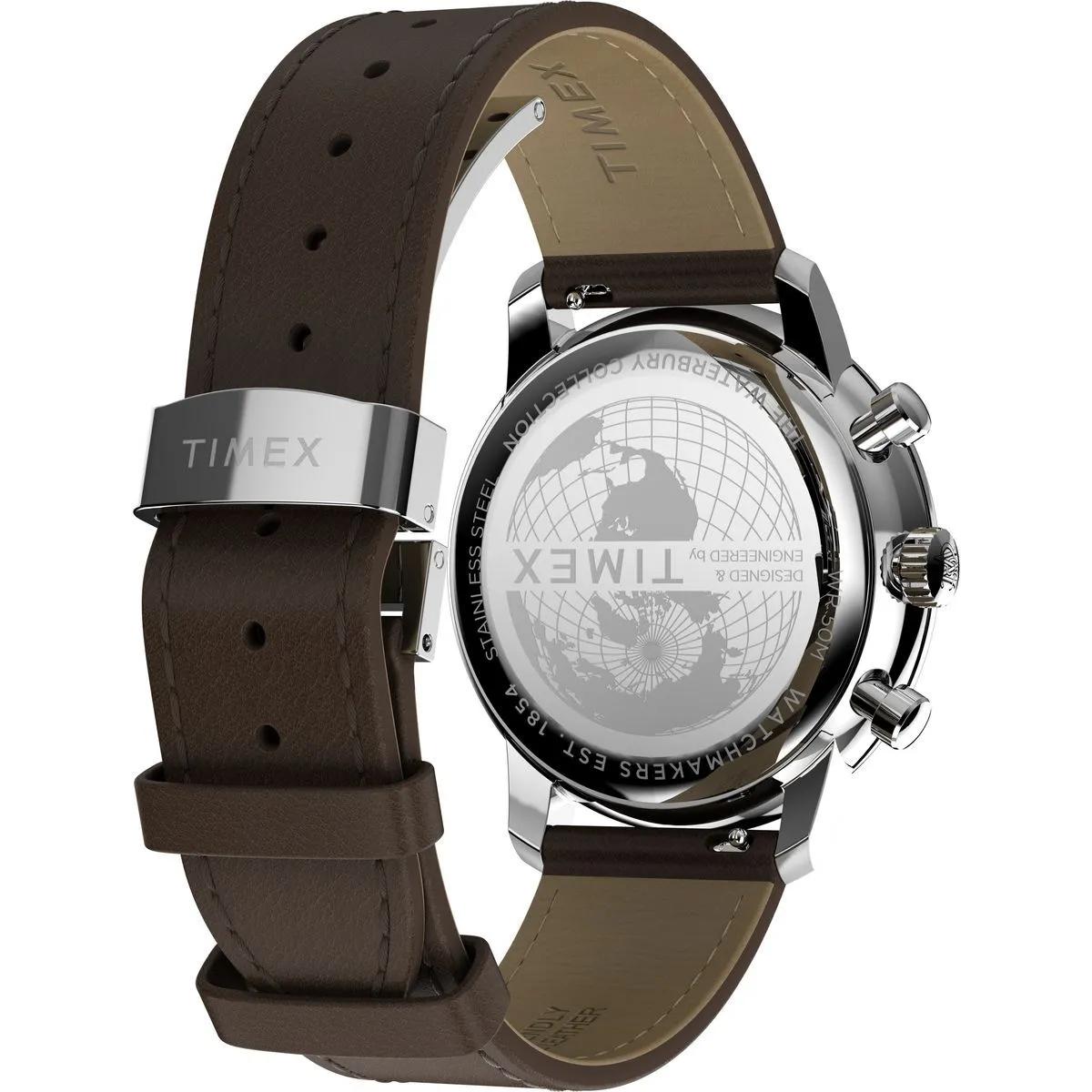Thumbnail - Timex Uhren - Quarz-Chronographenuhr Waterbury Metropolitan Chro - Gr. unisize - in Braun - für Damen