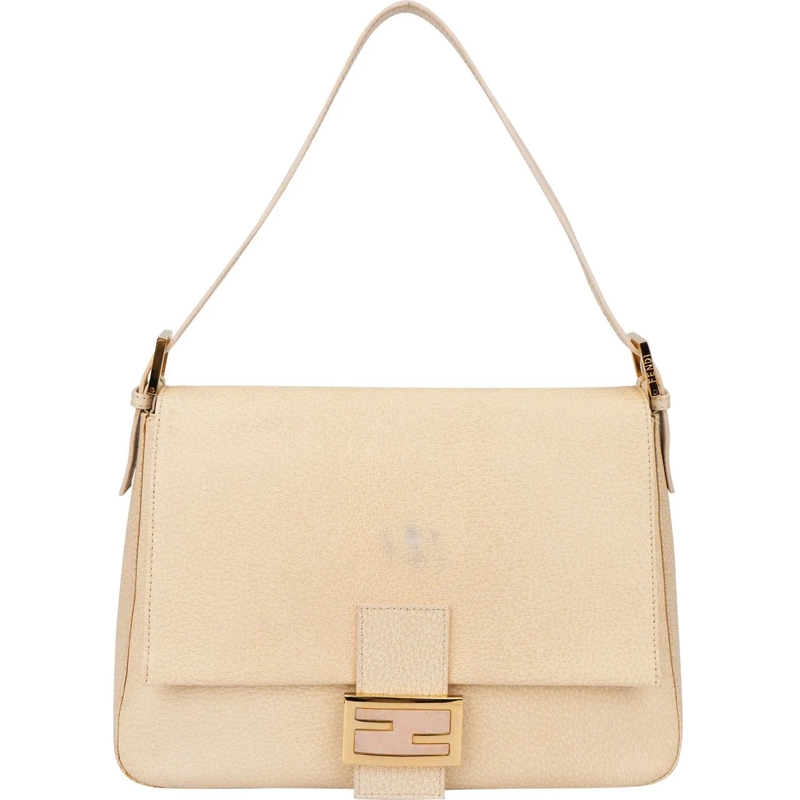 Fendi Schultertasche Fendi Limited Baguette Mamma Handbag beige