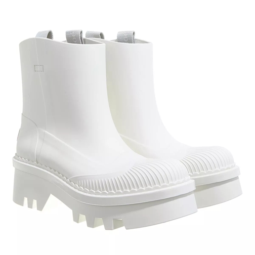 Chloé Raina Rain Boot White Stivali da pioggia