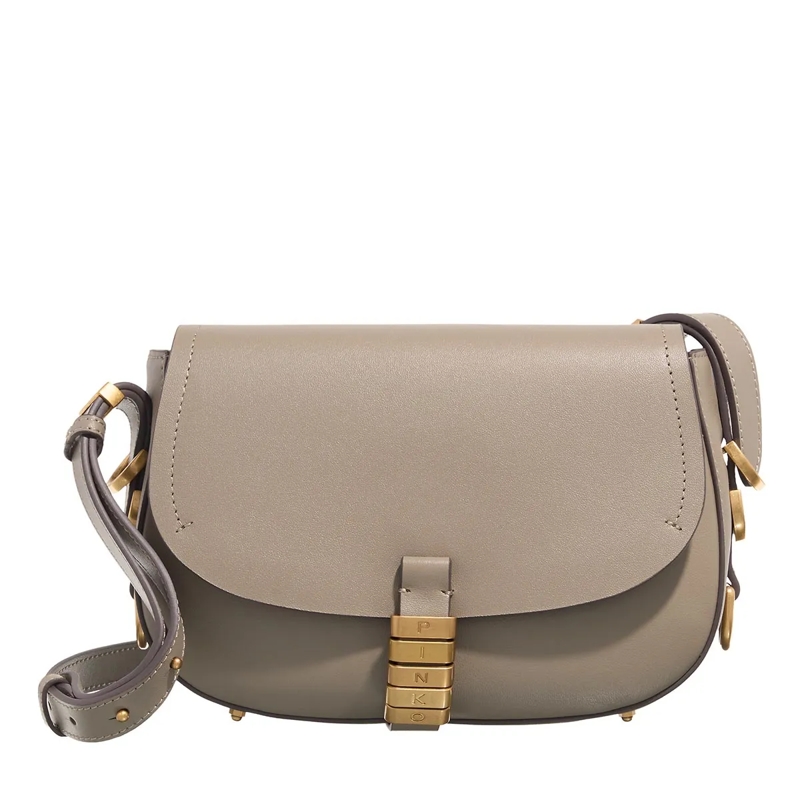 Pinko Crossbody Bag Saddle Mini Noce-Antique Gold