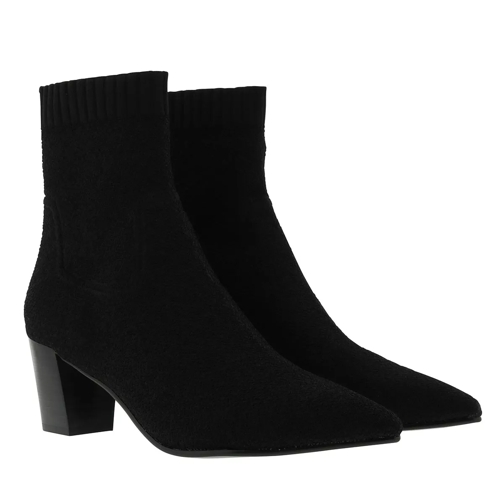Ash Charlotte Booties Knit Black Ankle Boot