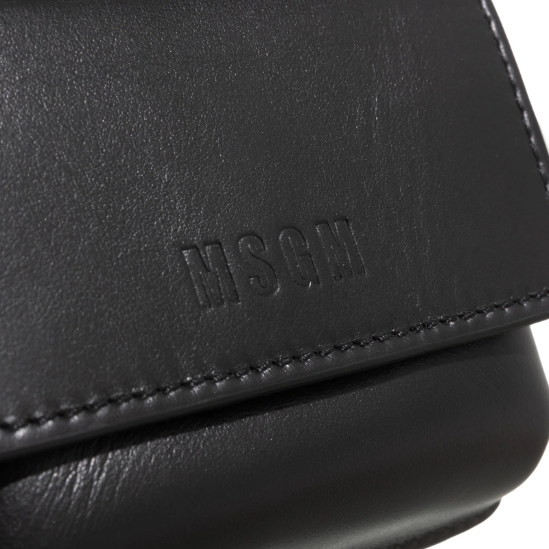 MSGM Micro Tas Crossbody Bag Black(Image 9)