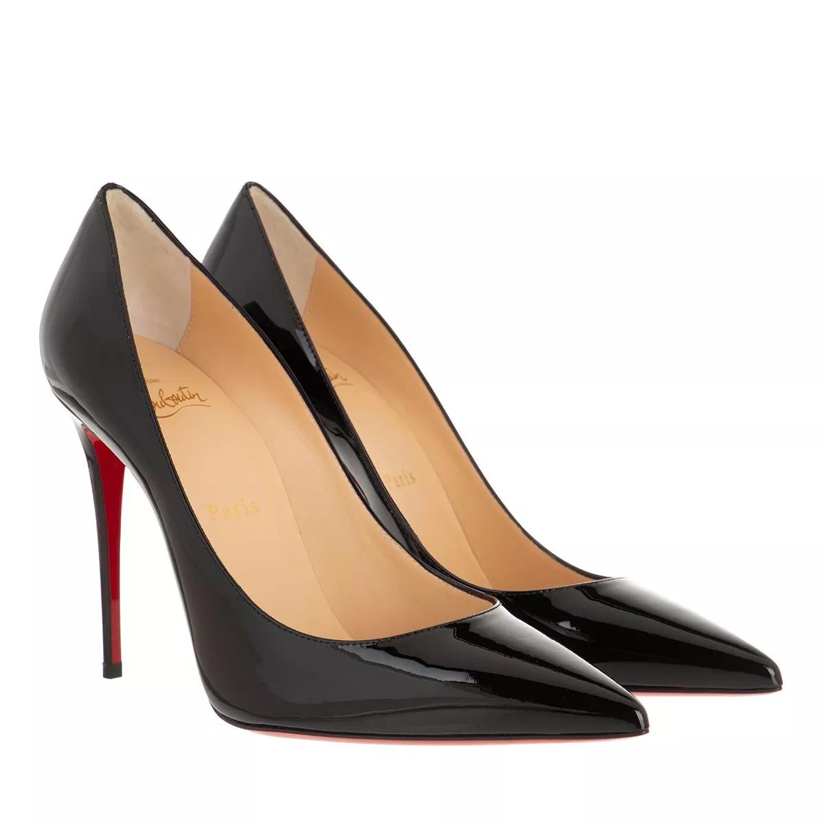 Christian Louboutin Kate 100 Patent Black Hoge Hak