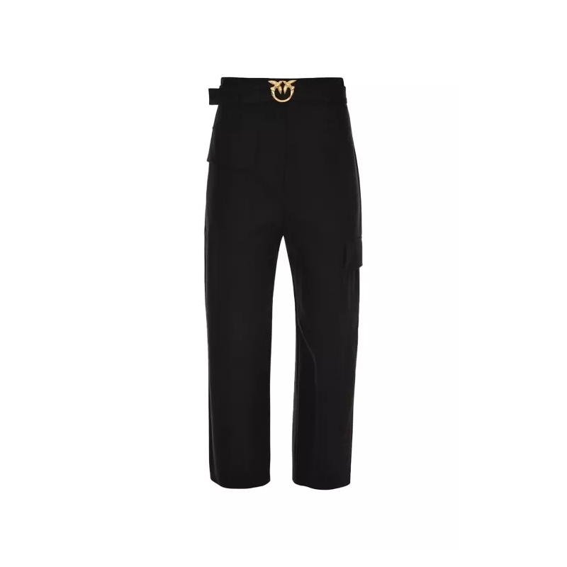 Pinko Hose Black Cropped Trousers Black