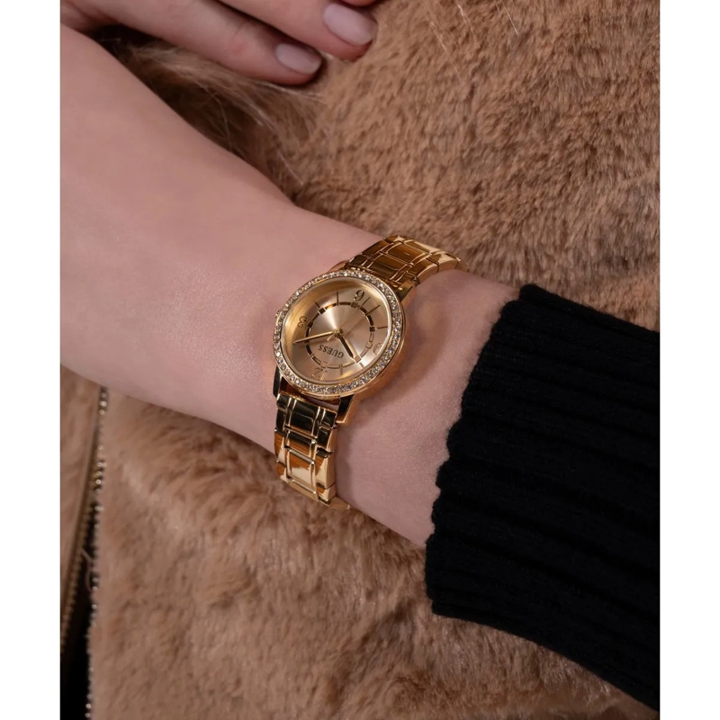 Guess Quarzuhr Quarz-Analoguhr Melody gold(Image 4)