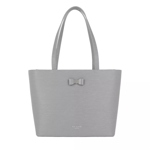 Ted Baker Deannah Bow Detail Shopping Bag Mid Grey Tote