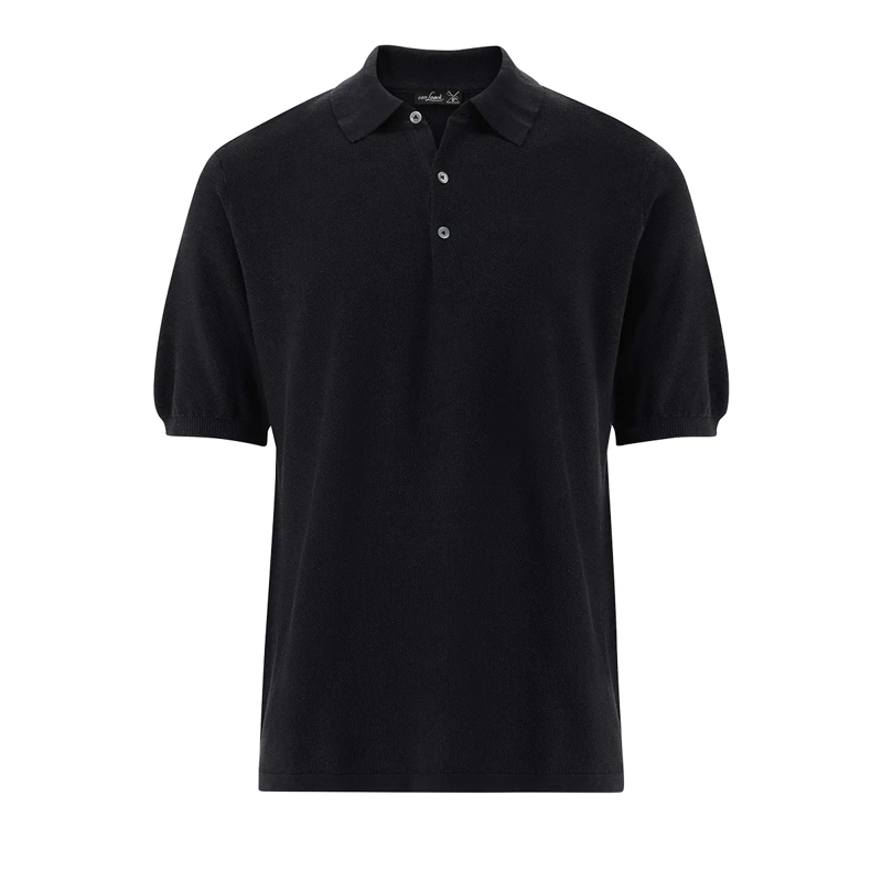 VAN LAACK  Poloshirt Uni dunkel-blau