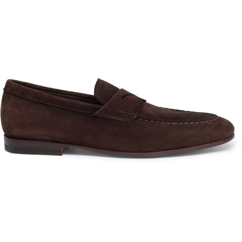 Santoni Loafer SANTONI Brown Loafers braun (Image 3)