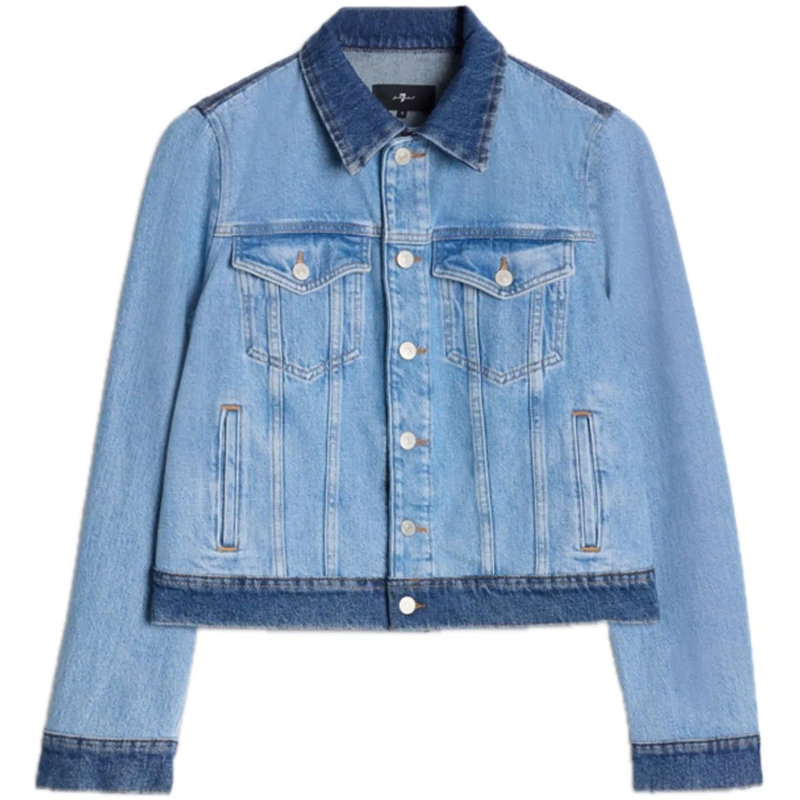 Seven for all Mankind Übergangsjacke jeans jacket blue blau