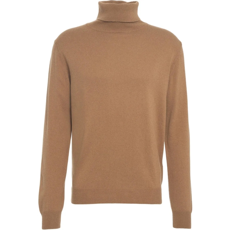Dondup  Wool blend turtleneck sweater braun