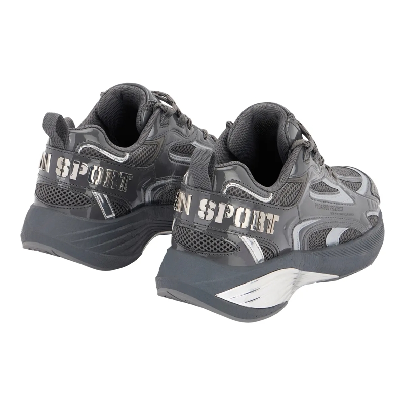 Plein Sport Low-Top-Sneaker Lo-Top Turnschuhe dunkel-grau(Image 4)