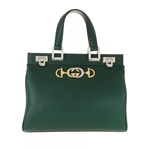 Gucci Zumi Handle Bag Small Vintage Green Tote