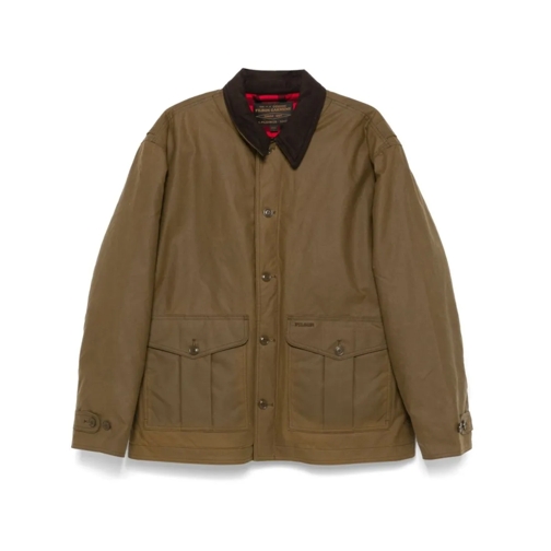 Filson Übergangsjacke Barley Brown Logo Jacket Brown