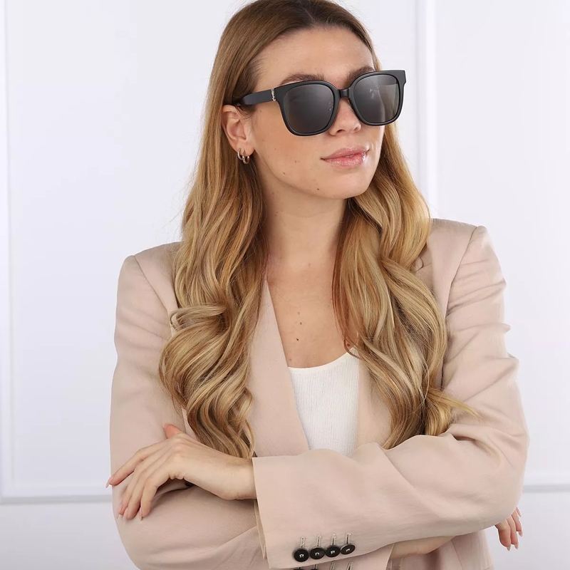 Saint Laurent Sonnenbrille SL M105/F BLACK-BLACK-GREY(Image 2)