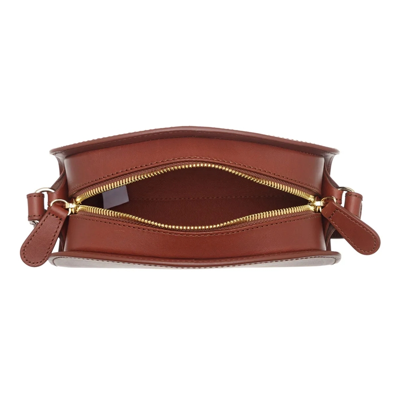 A.P.C. Crossbody Bag Sac Demi-Lune Mini Hazelnut(Image 5)