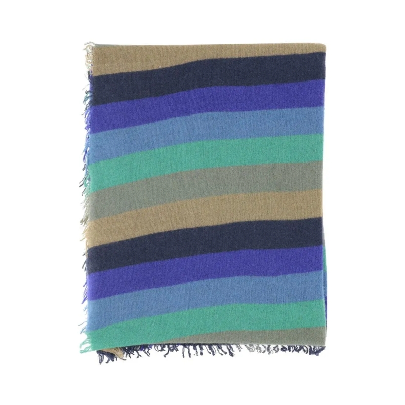 Faliero Sarti Écharpe légère Strippy Cashmere Scarf Multicolor