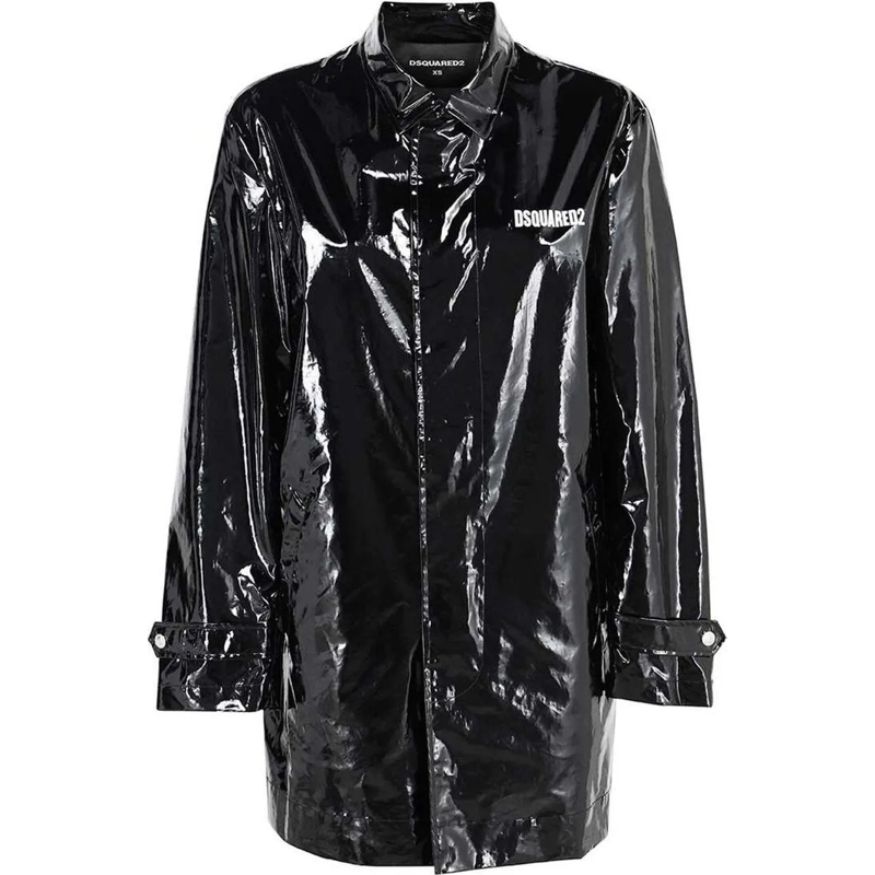 Dsquared2 Veste de transition Dsquared2 Niagara Falls Trench Coat schwarz
