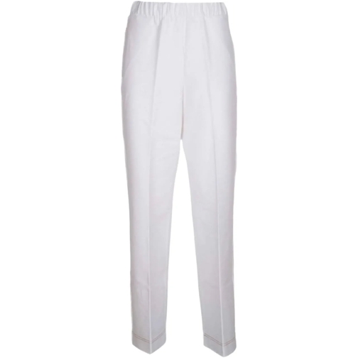 Max Mara  Trousers White weiß