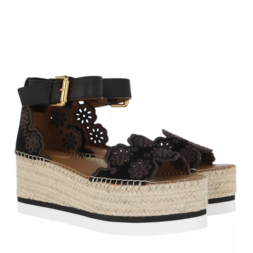 See By Chloé Espadrilles Nero/Naturale Espadrille
