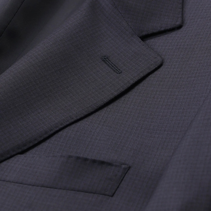 Canali Tailleur pantalon Zweiteiliger Anzug aus Wolle dunkelblau(Image 3)