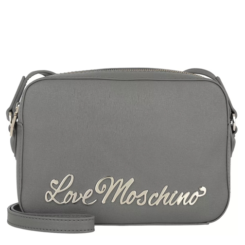 Love Moschino Letter Crossbody Bag Grigio Cross body-väskor