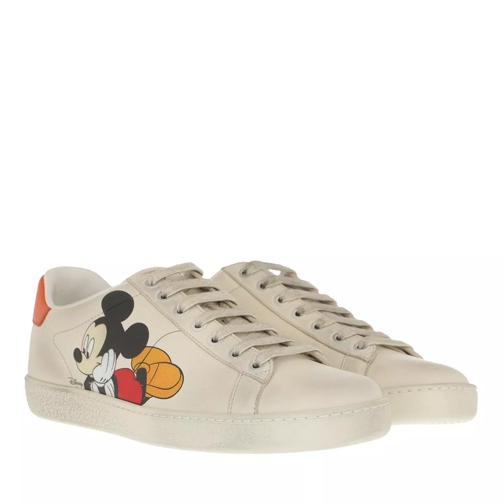 Gucci Gucci X Mickey Mouse Low Ace Sneakers Ivory Low-Top Sneaker